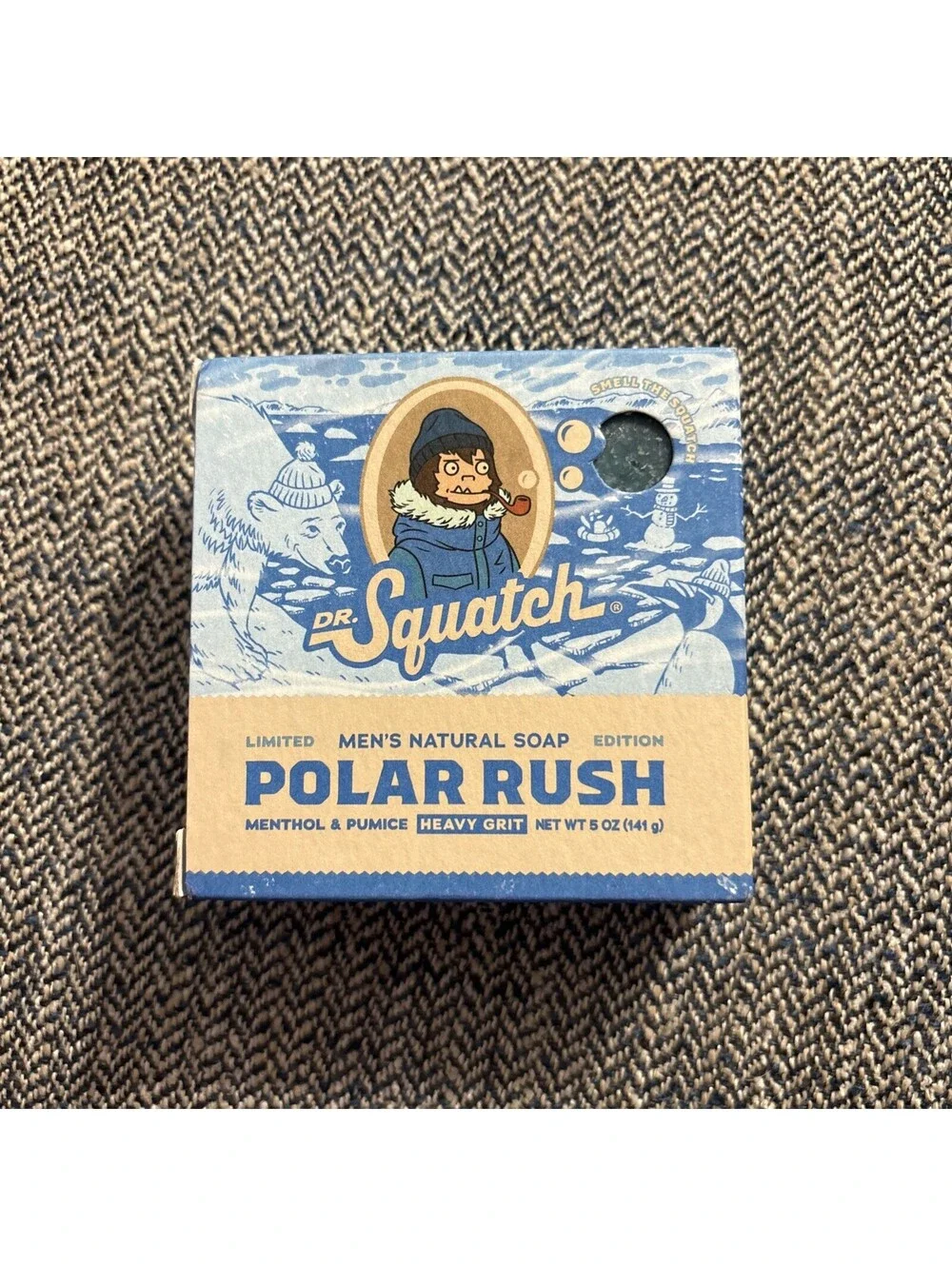 Dr. Squatch Ltd Ed. Bar Soap Polar Rush Heavy Grit 5oz